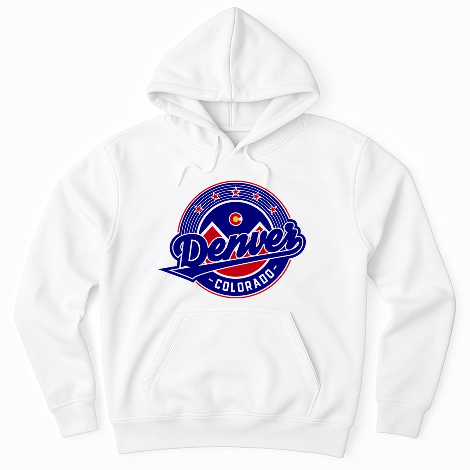 Denver Colorado Baseball Logo Hoodie