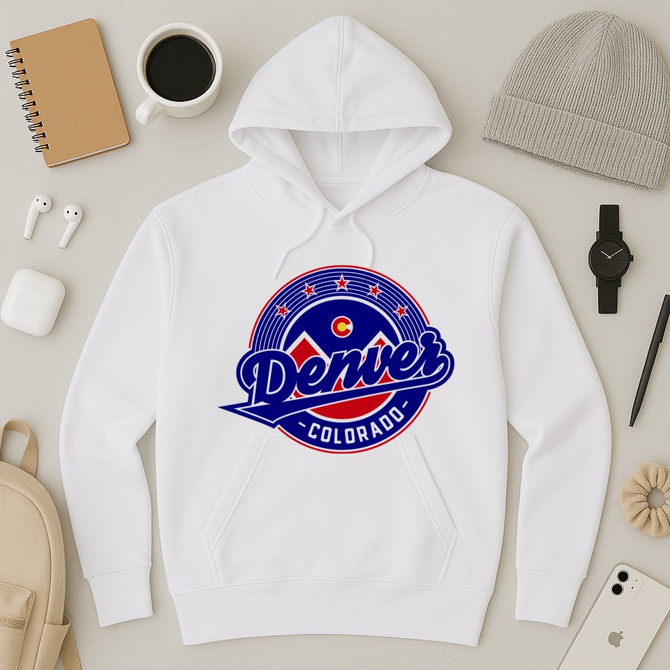 Denver Colorado Baseball Logo Hoodie