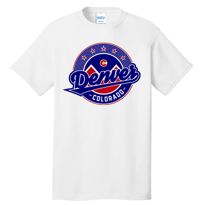 Denver Colorado Baseball Logo Tall T-Shirt