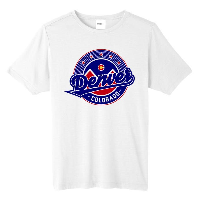 Denver Colorado Baseball Logo Tall Fusion ChromaSoft Performance T-Shirt