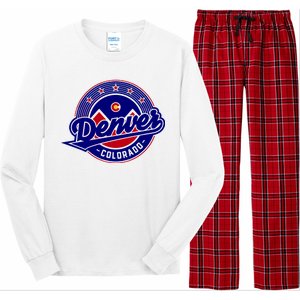 Denver Colorado Baseball Logo Long Sleeve Pajama Set