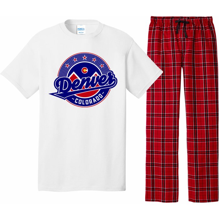 Denver Colorado Baseball Logo Pajama Set