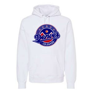 Denver Colorado Baseball Logo Premium Hoodie