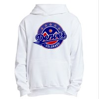 Denver Colorado Baseball Logo Urban Pullover Hoodie