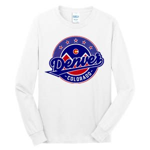 Denver Colorado Baseball Logo Tall Long Sleeve T-Shirt