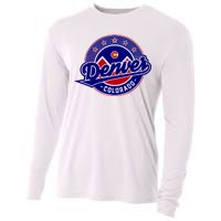 Denver Colorado Baseball Logo Cooling Performance Long Sleeve Crew