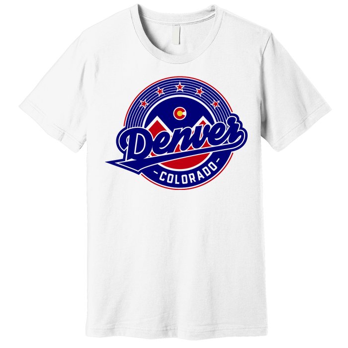 Denver Colorado Baseball Logo Premium T-Shirt