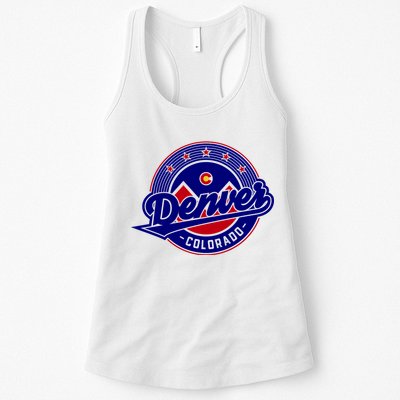 Denver Colorado Baseball Logo Womens Tank Top