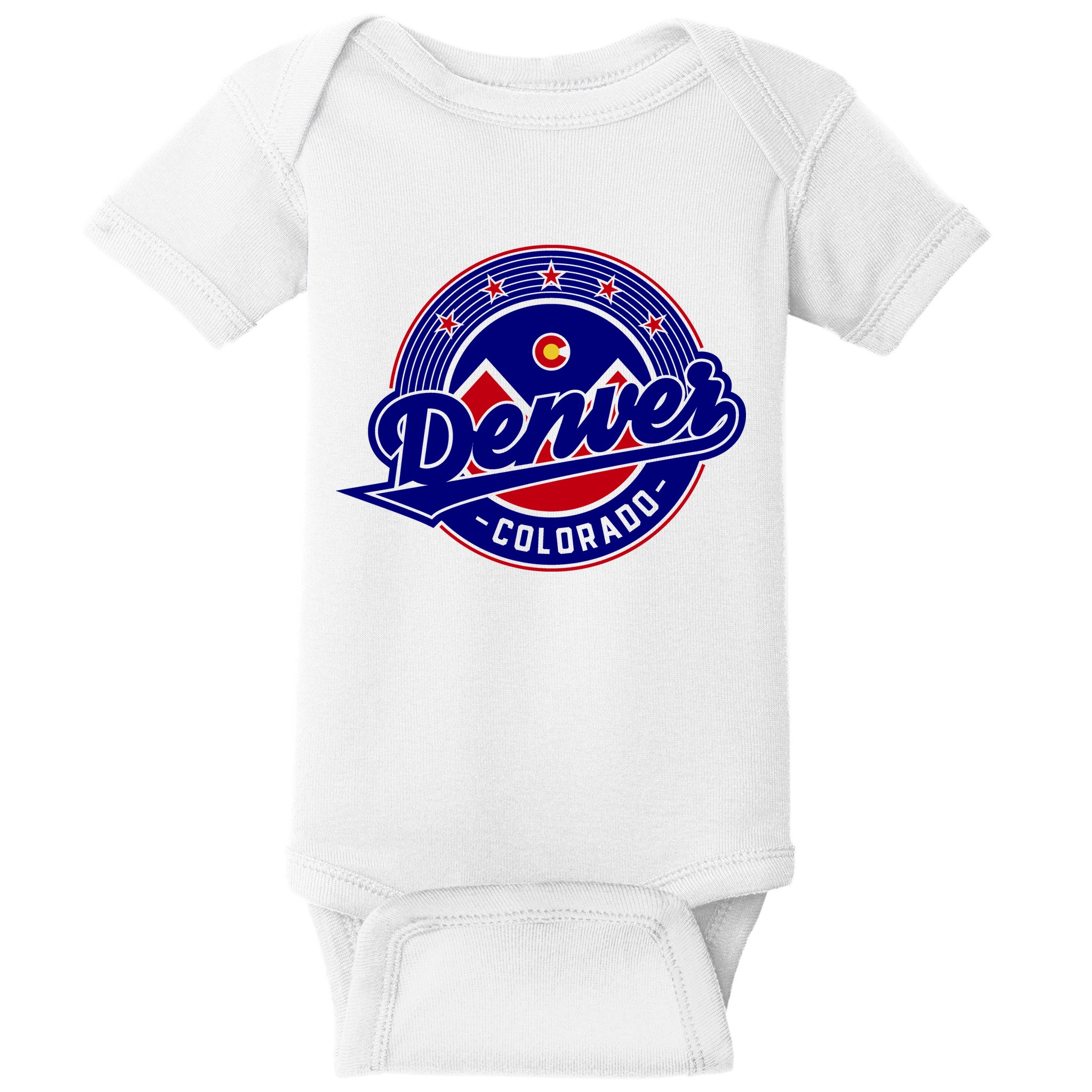 Denver Colorado Baseball Logo Baby Bodysuit