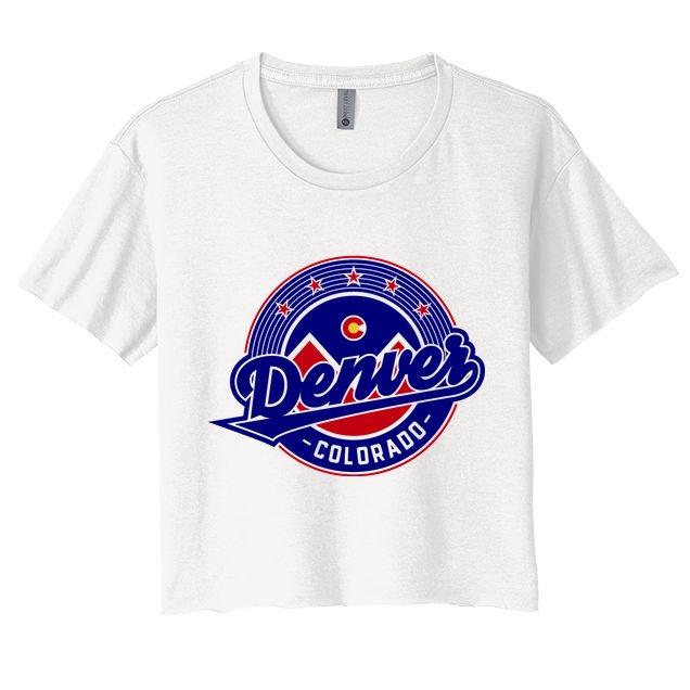 Denver Colorado Baseball Logo Crop Top