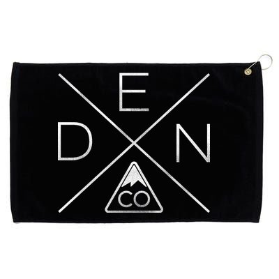 Denver Colorado Den Mountain Grommeted Golf Towel