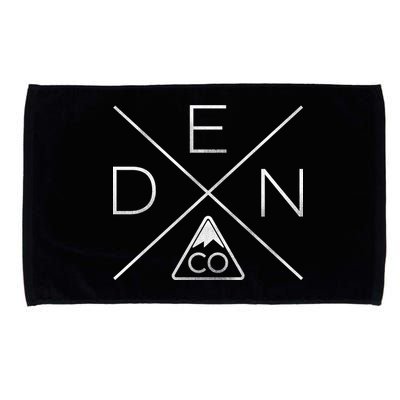 Denver Colorado Den Mountain Microfiber Hand Towel