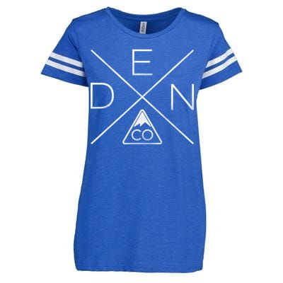 Denver Colorado Den Mountain Enza Ladies Jersey Football T-Shirt