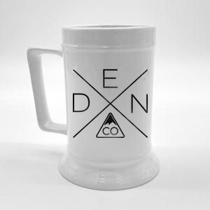 Denver Colorado Den Mountain Beer Stein