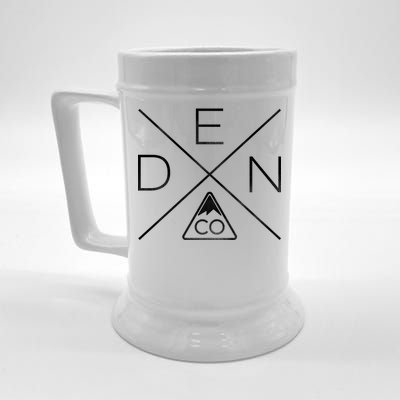 Denver Colorado Den Mountain Beer Stein