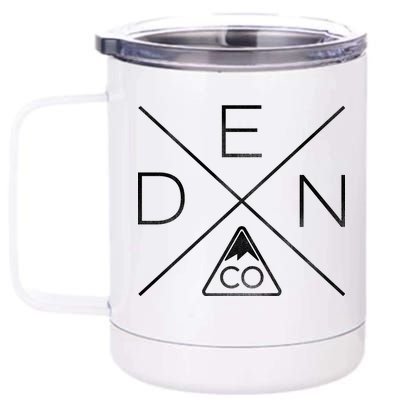 Denver Colorado Den Mountain 12 oz Stainless Steel Tumbler Cup