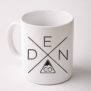 Denver Colorado Den Mountain Coffee Mug