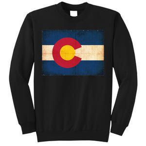 Denver Flag Grunge Colorado Sweatshirt