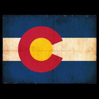 Denver Flag Grunge Colorado T-Shirt