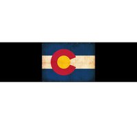 Denver Flag Grunge Colorado Bumper Sticker