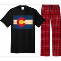 Denver Flag Grunge Colorado Pajama Set