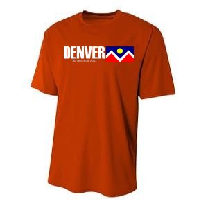 Denver The Mile High City Performance Sprint T-Shirt