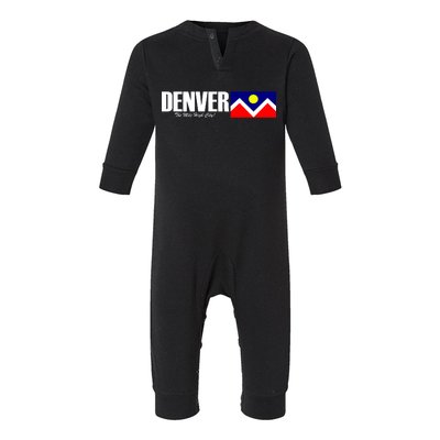 Denver The Mile High City Infant Fleece One Piece