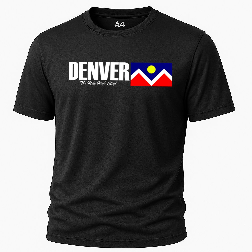 Denver The Mile High City Cooling Performance Crew T-Shirt