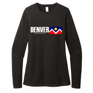 Denver The Mile High City Womens CVC Long Sleeve Shirt