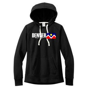 Denver The Mile High City Women's Fleece Hoodie