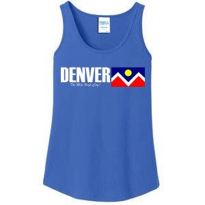 Denver The Mile High City Ladies Essential Tank