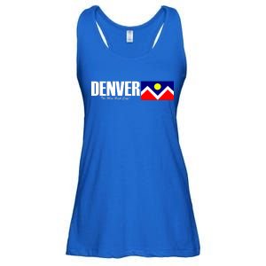 Denver The Mile High City Ladies Essential Flowy Tank