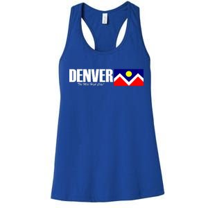 Denver The Mile High City Women's Racerback Tank