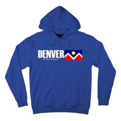 Denver The Mile High City Tall Hoodie