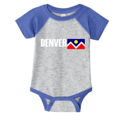 Denver The Mile High City Infant Baby Jersey Bodysuit