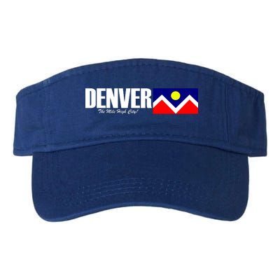 Denver The Mile High City Valucap Bio-Washed Visor