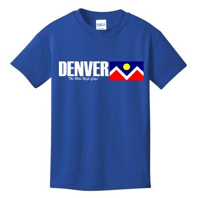 Denver The Mile High City Kids T-Shirt