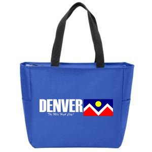 Denver The Mile High City Zip Tote Bag