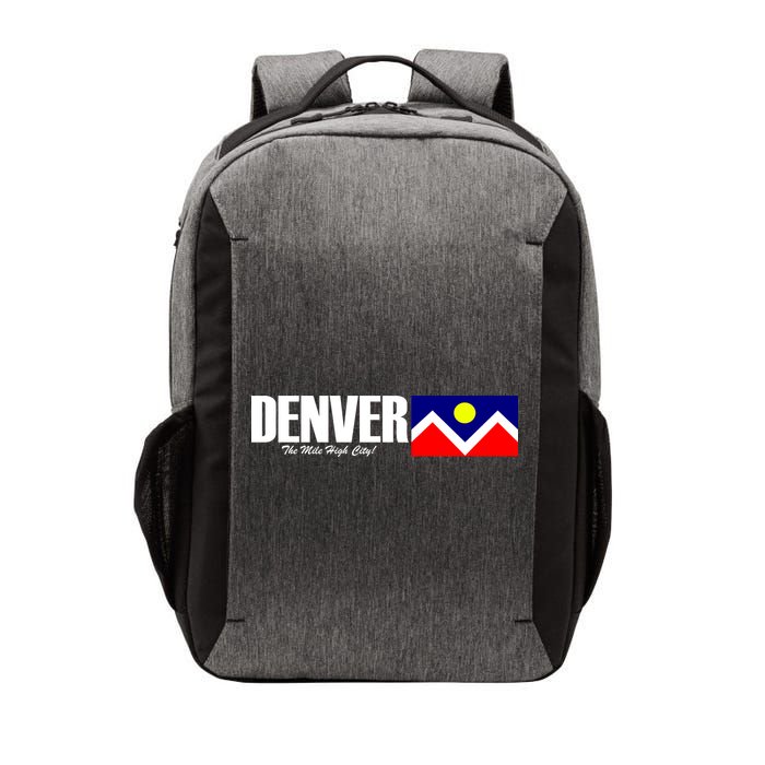 Denver The Mile High City Vector Backpack