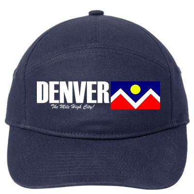 Denver The Mile High City 7-Panel Snapback Hat