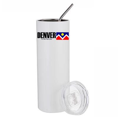 Denver The Mile High City Stainless Steel Tumbler