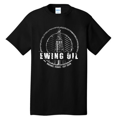 DALLAS Ewing Oil Company Classic 80s TV Tall T-Shirt