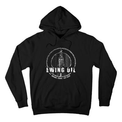 DALLAS Ewing Oil Company Classic 80s TV Tall Hoodie