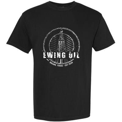 Dallas Ewing Oil Company Classic 80S Tv Garment-Dyed Heavyweight T-Shirt