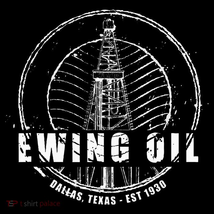 Dallas Ewing Oil Company Classic 80S Tv Tall T-Shirt
