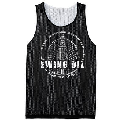 Dallas Ewing Oil Company Classic 80S Tv Mesh Reversible Basketball Jersey Tank