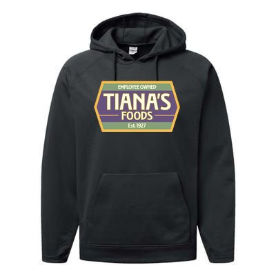 Drewdisneydude Employee Owned TianaS Foods Performance Fleece Hoodie