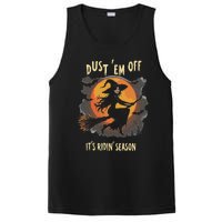 Dust Em Off Ladies ItS Ridin Season Halloween Witch Women PosiCharge Competitor Tank