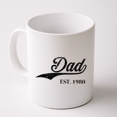 Dad Est.1980 Perfect FatherS Day Great Gift Love Daddy Dear Coffee Mug