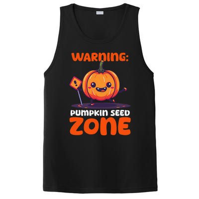 DonT Eat Pumpkin Seeds Warning Pumpkin Seed Zone PosiCharge Competitor Tank